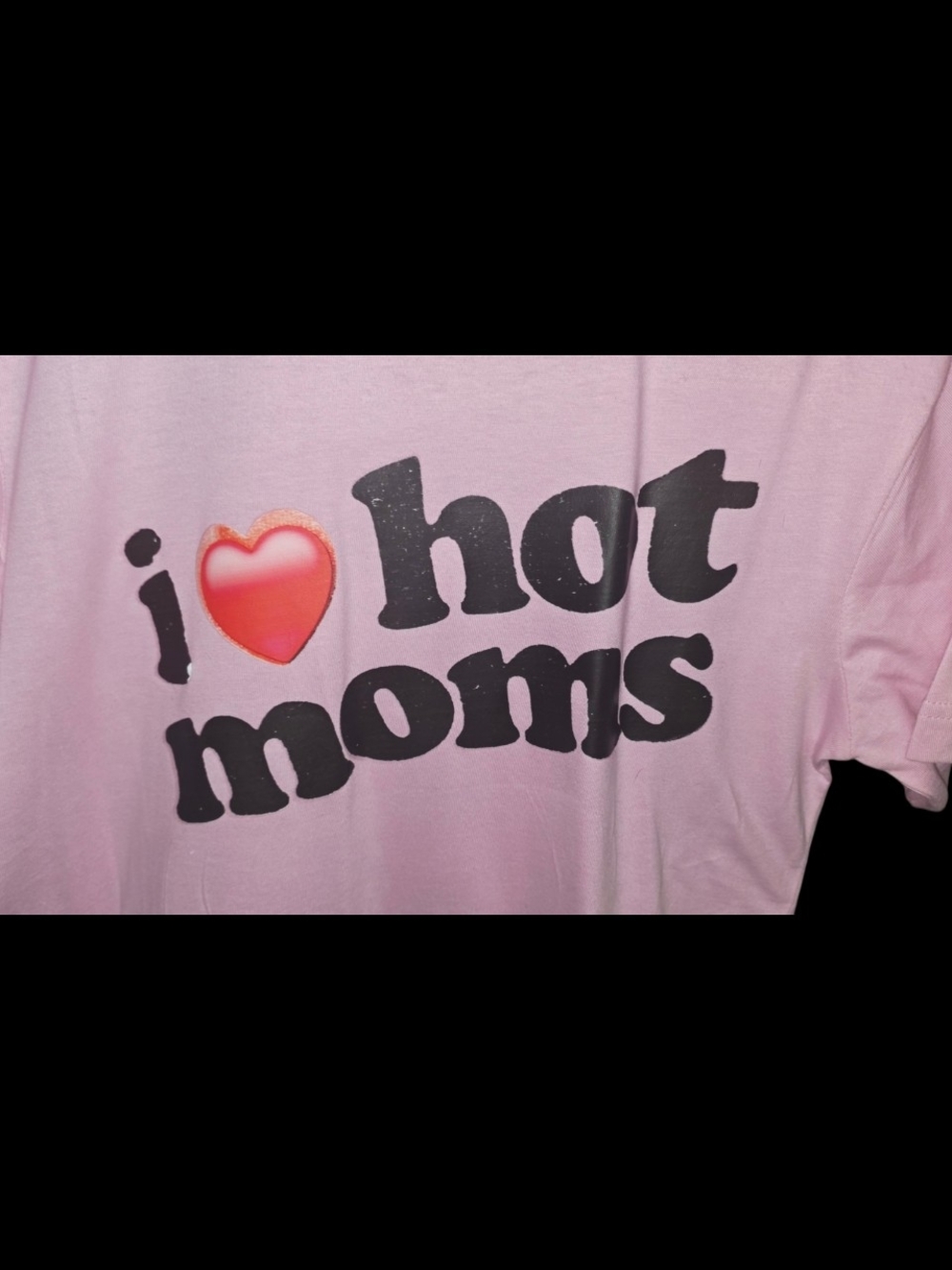 & Other Stories Pink 'I ❤️ Hot Moms' Short Sleeve Tee For Men Or Women